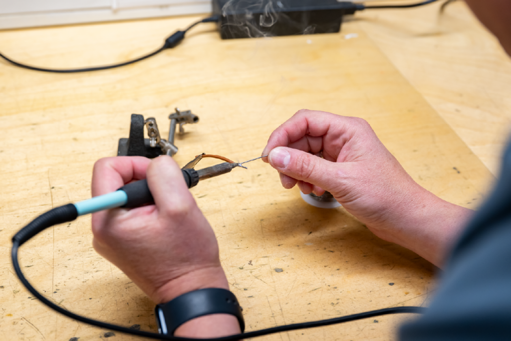 solderen van kabel